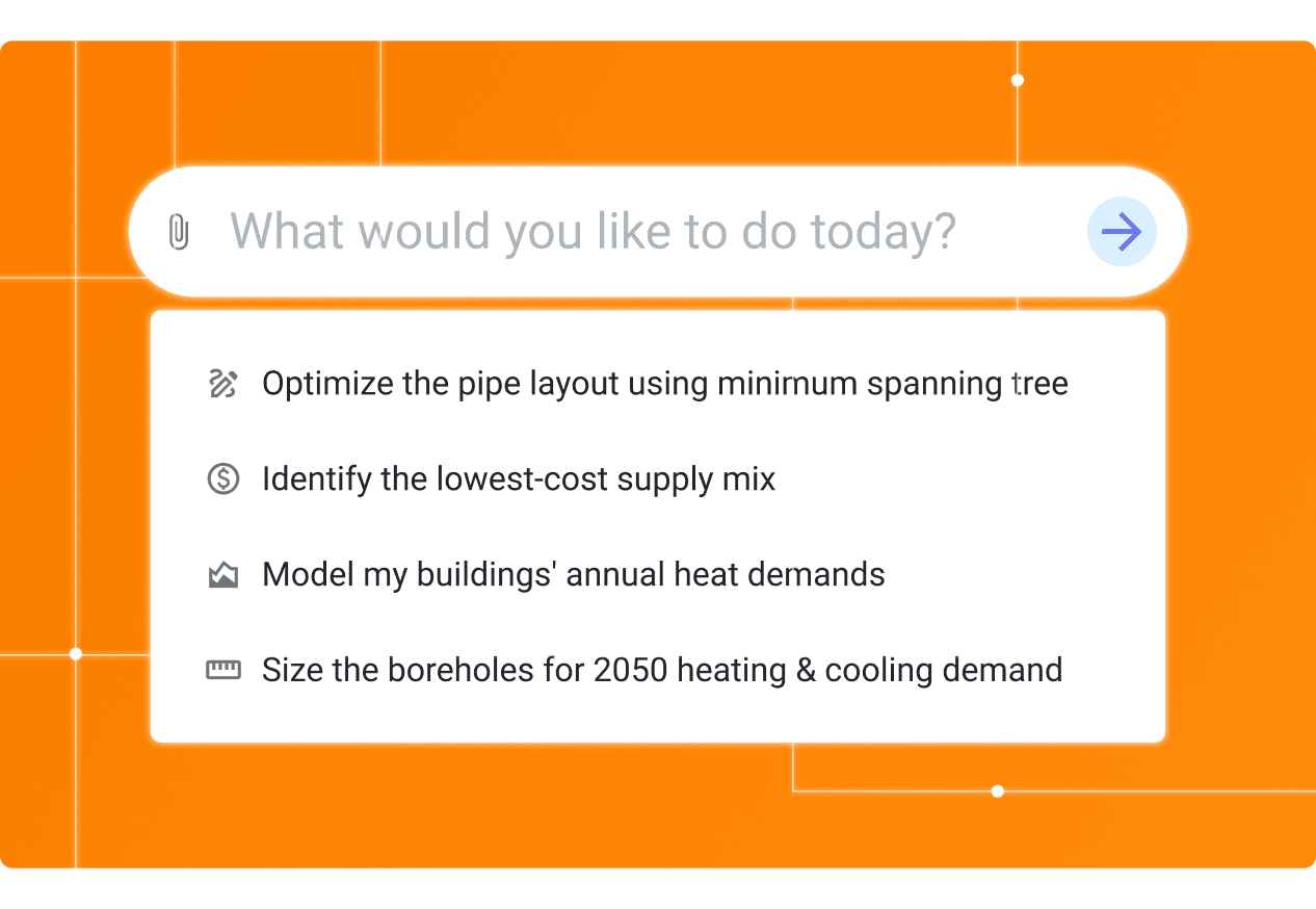 AI-driven district energy software